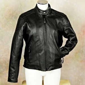 River Road leather lined women’s motorcycle jacket